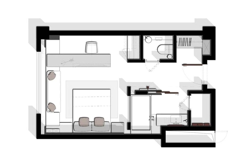 Floor plan rendering